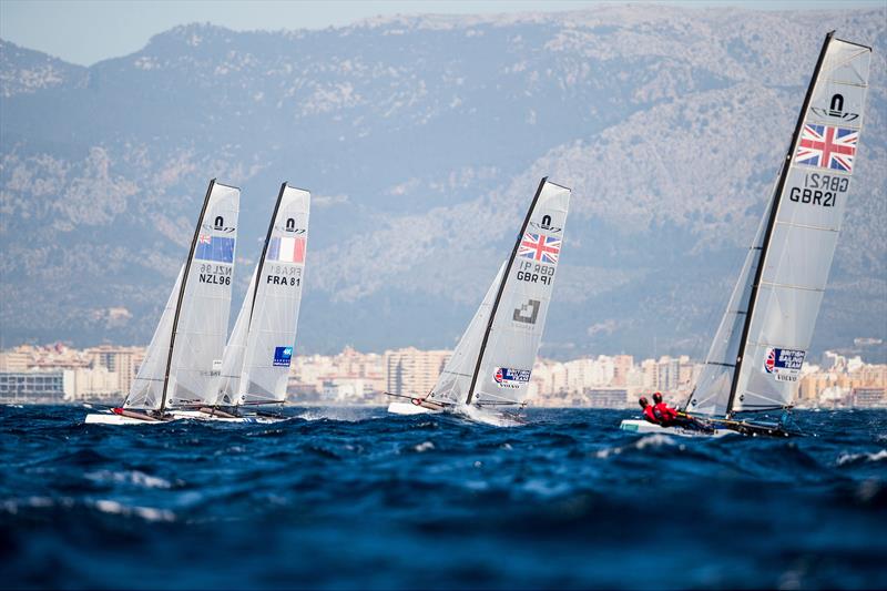 Nacra 17's- 49th Trofeo Princesa Sofia Iberostar, Palma, Spain - photo © Tomas Moya / Sailing Energy / World Sailing