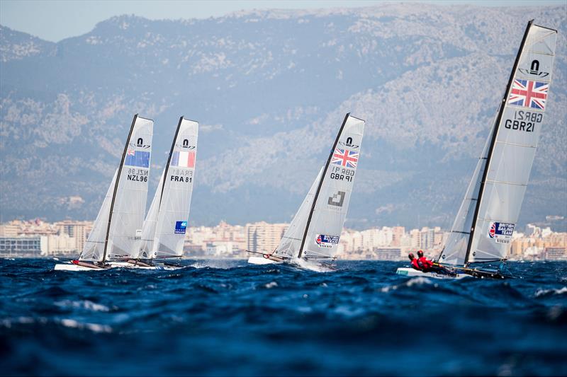 Nacra 17's- 49th Trofeo Princesa Sofia Iberostar, Palma, Spain photo copyright Tomas Moya / Sailing Energy / World Sailing taken at  and featuring the Nacra 17 class