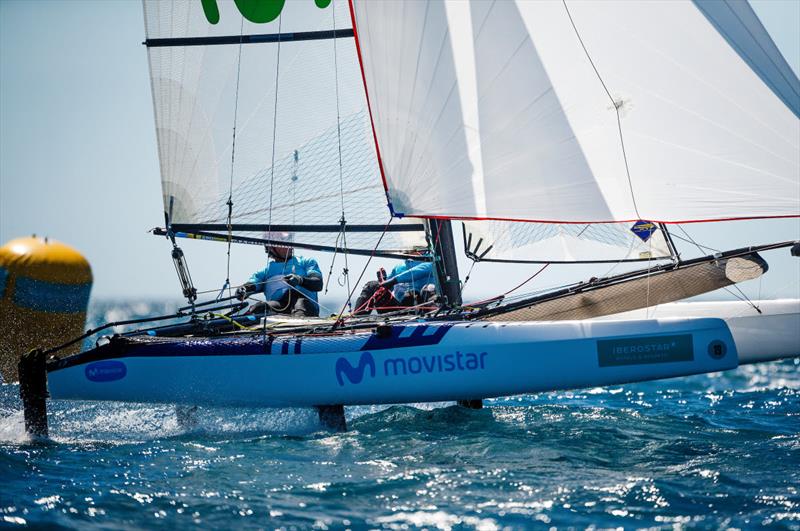 Iker Martinez and Olga Maslivets (ESP) - Nacra 17  - 49th Trofeo Princesa Sofia Iberostar - photo © Jesus Renedo / Sailing Energy / Trofeo Princesa Sofia IBEROSTAR