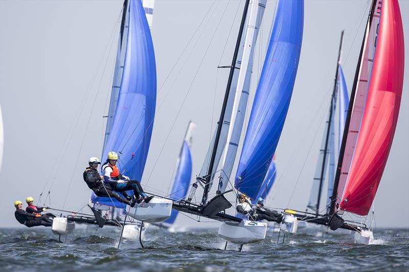 2018 Medemblik Regatta - Day 1 photo copyright Sander van der Borch taken at Royal Yacht Club Hollandia and featuring the Nacra 17 class