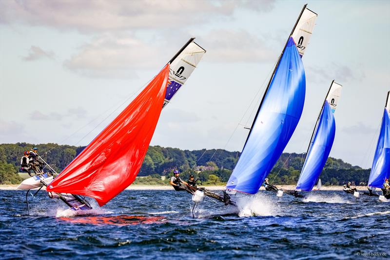 Nacra 17 - Kieler Woche 2018 photo copyright Segel.Bilder.de taken at Kieler Yacht Club and featuring the Nacra 17 class