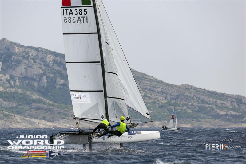 2018 49er, 49erFX & Nacra 17 Junior World Championships - photo © Pierick Jeannoutot