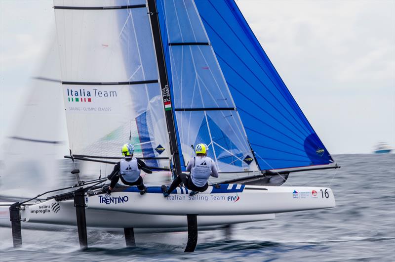 Nacra 17 - Day 1 - Sailing World Cup - Enoshima - photo © Jesus Renedo / Sailing Energy / World Sailing