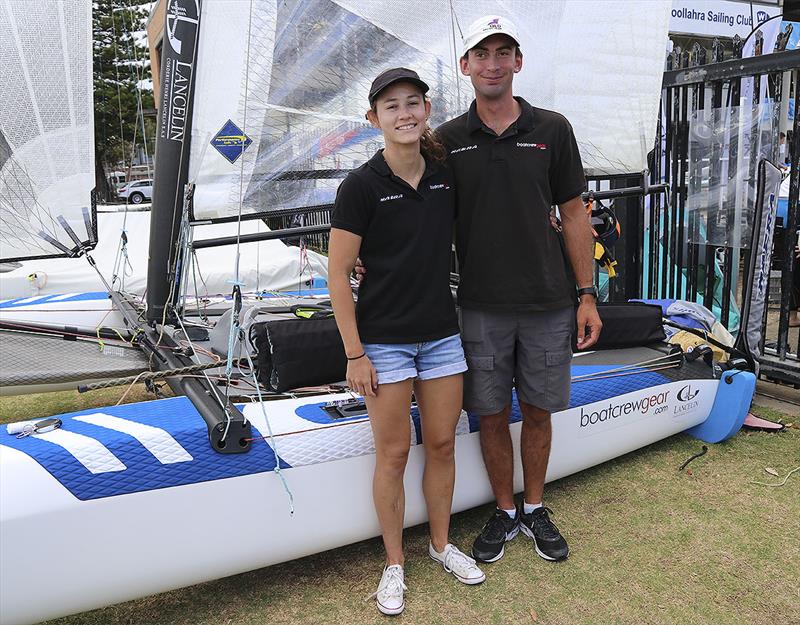 Sam Simmonds and Max Von Richter at Sail Sydney photo copyright John Curnow taken at Woollahra Sailing Club and featuring the Nacra 17 class