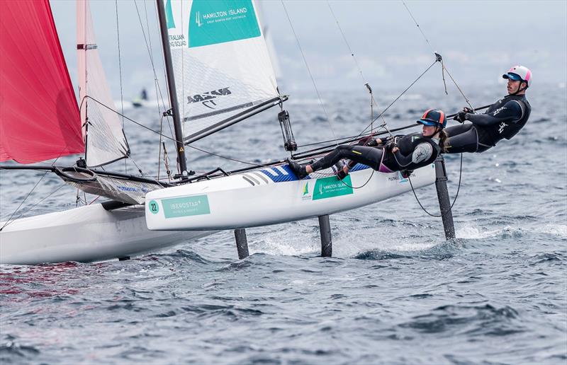 Paul Darmanin and Lucy Copeland scored a regatta best of third place today - Princess Sofia Trophy - photo © Sailing Energy