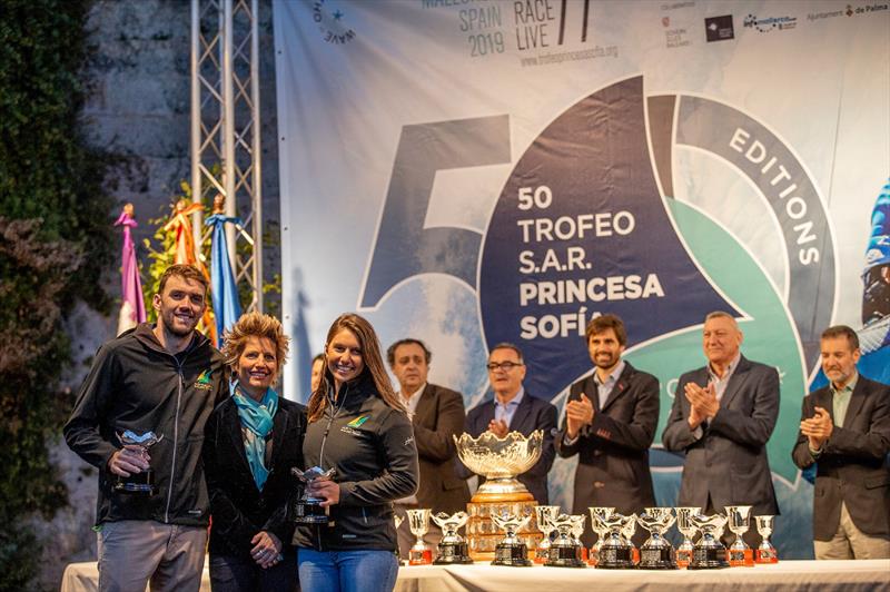 Jason Waterhouse and Lisa Darmanin receive their torphies - Princess Sofia Trophy - photo © Sailing Energy