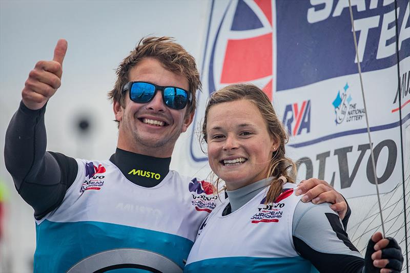 Volvo 49er, 49erFX, Nacra 17 European Championship 2019 photo copyright Nick Dempsey / RYA taken at Weymouth & Portland Sailing Academy and featuring the Nacra 17 class