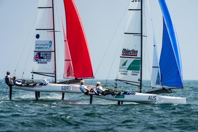 Jason Waterhouse and Lisa Darmanin - Ready Steady Tokyo, day 3 photo copyright Beau Outteridge taken at  and featuring the Nacra 17 class
