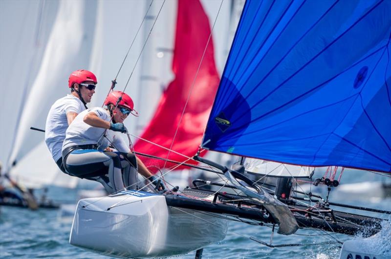 John Gimson and Anna Burnet - Ready Steady Tokyo, day 4 - photo © Jesus Renedo / Sailing Energy / World Sailing