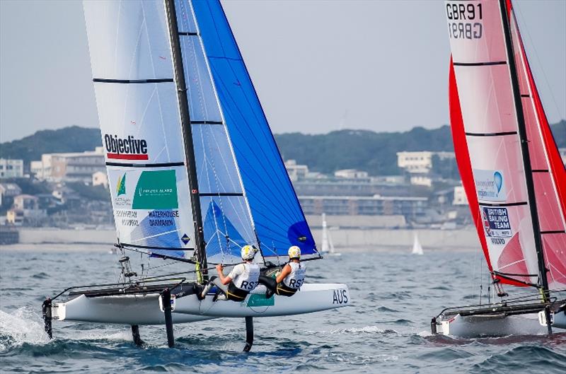 Jason Waterhouse and Lisa Darmanin - Ready Steady Tokyo, day 5 - photo © Sailing Energy / World Sailing