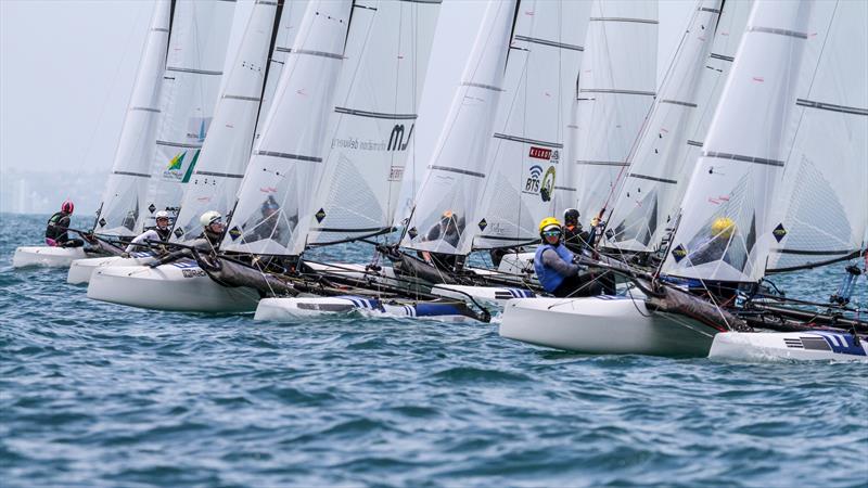 Nacra 17 - Hyundai World Championships, Oceania Championship, Day 2, November 26, 2019, Royal Akarana Yacht Club. - photo © Richard Gladwell / Sail-World.com