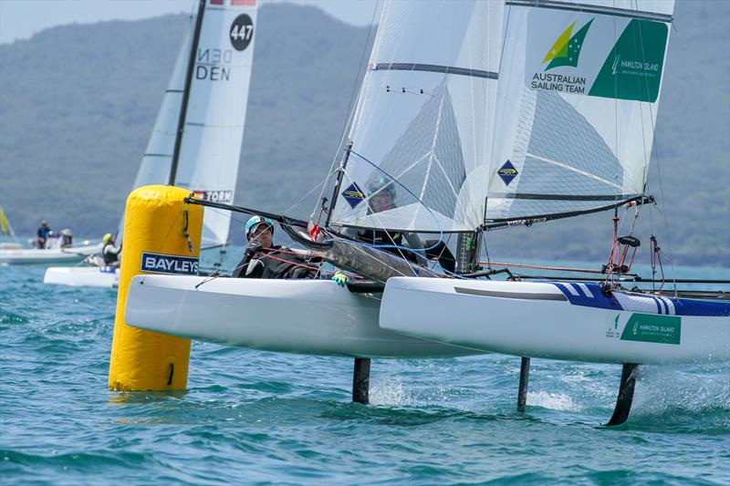 Nacra 17 - Hyundai World Championships, Oceania Championship, Day 2, November 26, 2019, Royal Akarana Yacht Club photo copyright Richard Gladwell / Sail-World.com taken at Royal Akarana Yacht Club and featuring the Nacra 17 class