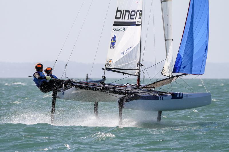 Nacra 17 - Hyundai World Championships, Oceania Championship, Day 1, November 25, 2019, Royal Akarana Yacht Club photo copyright Richard Gladwell / Sail-World.com taken at Royal Akarana Yacht Club and featuring the Nacra 17 class