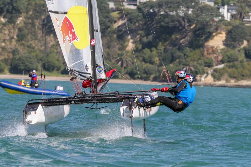 Nacra 17 - Hyundai World Championships, Oceania Championship, Day 1, November 25, 2019, Royal Akarana Yacht Club photo copyright Richard Gladwell / Sail-World.com taken at Royal Akarana Yacht Club and featuring the Nacra 17 class