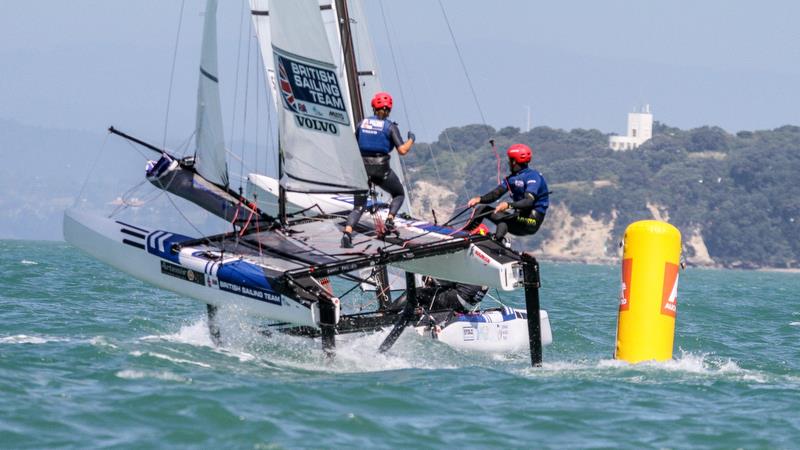 Nacra 17 - Hyundai World Championships, Oceania Championship, Day 1, November 25, 2019, Royal Akarana Yacht Club photo copyright Richard Gladwell / Sail-World.com taken at Royal Akarana Yacht Club and featuring the Nacra 17 class