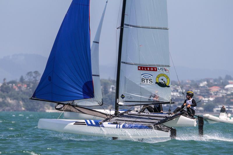 Nacra 17 - Hyundai World Championships, Oceania Championship, Day 1, November 25, 2019, Royal Akarana Yacht Club photo copyright Richard Gladwell / Sail-World.com taken at Royal Akarana Yacht Club and featuring the Nacra 17 class