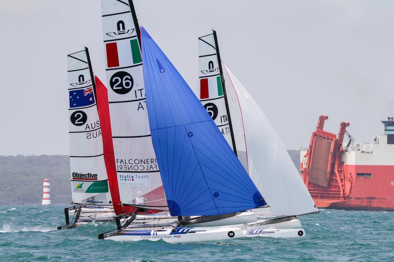 Nacra 17 - Hyundai Worlds - Day 4, December 6, 2019 , Auckland NZ - photo © Richard Gladwell / Sail-World.com