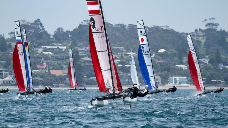 Nacra 17 - Hyundai Worlds - Day 4, December 6, 2019 , Auckland NZ - photo © Richard Gladwell / Sail-World.com