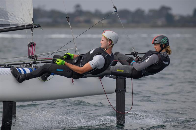 Peter Burling and Blair Tuke - 49er - Day 3 - 2020 World Championships - Royal Geelong Yacht Club - February 2020 - photo © Bill Phillips