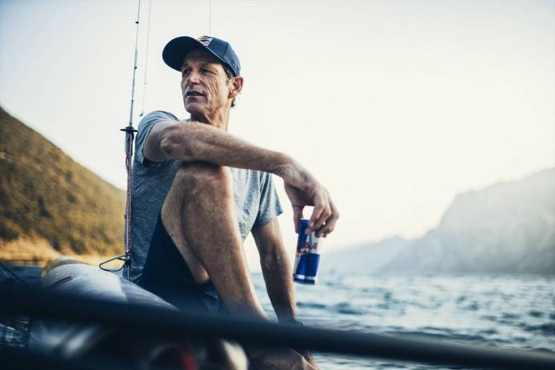 Santiago Lange is seen in Lake Garda, Italy on August 3, 2017 photo copyright Daniele Molineris / Red Bull Content Pool taken at  and featuring the Nacra 17 class