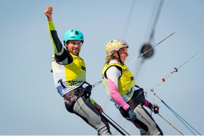The defending champions of the Kiel Week and Olympic bronze medallists Thomas Zach/Barbara Mats (Austria) have announced their participation photo copyright S. Klahn / Kieler Woche taken at  and featuring the Nacra 17 class