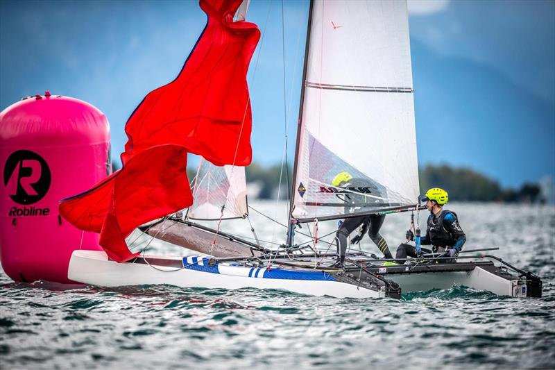 2020 Forward WIP 49er, 49erFX and Nacra 17 European Championship day 3 - photo © Tobias Stoerkle / www.blende64.com