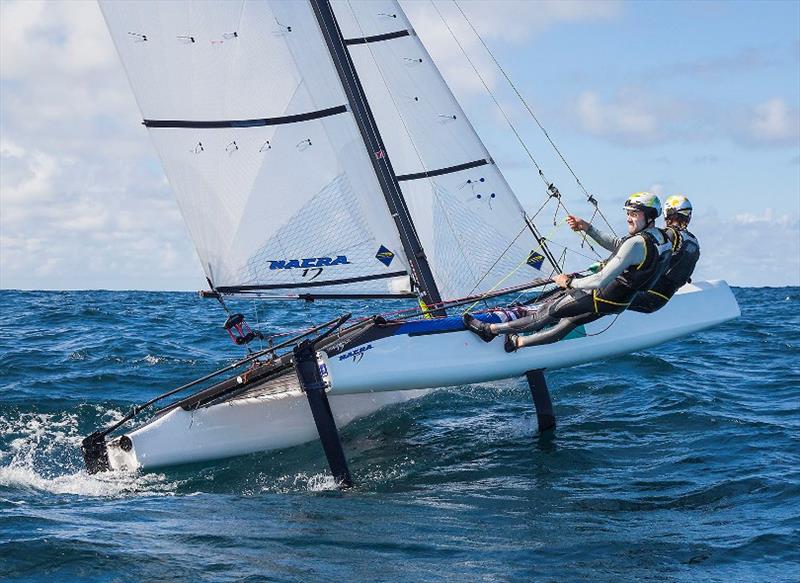 Jason Waterhouse and Lisa Darmanin photo copyright John Curnow taken at  and featuring the Nacra 17 class