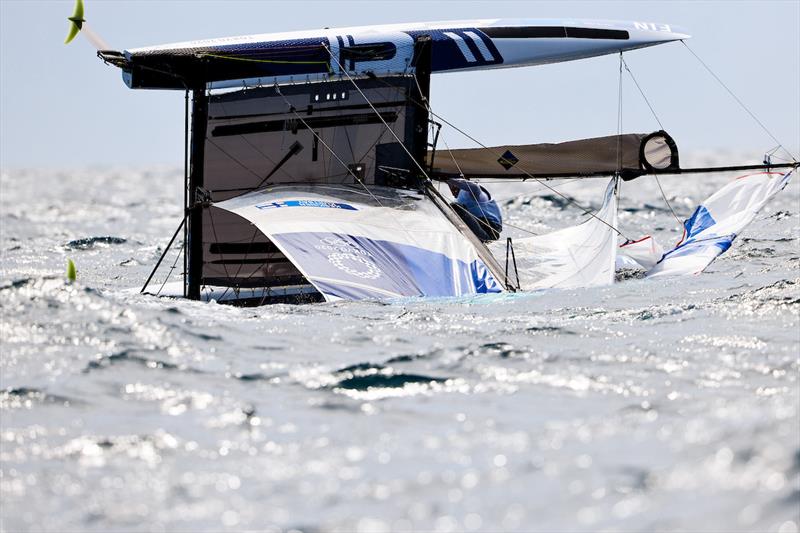FIN Nacra 17 team on Tokyo 2020 Olympic Sailing Competition Day 5 - photo © Sailing Energy / World Sailing