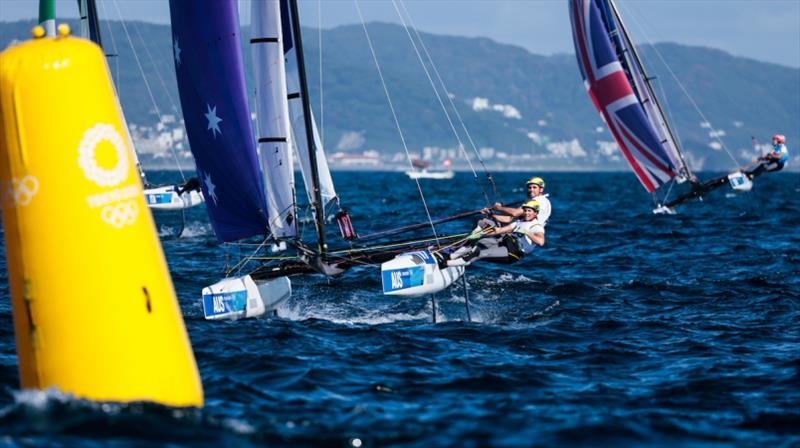 Jason Waterhouse and Lisa Darmanin - Tokyo 2020 Olympics - photo © Sailing Energy / World Sailing