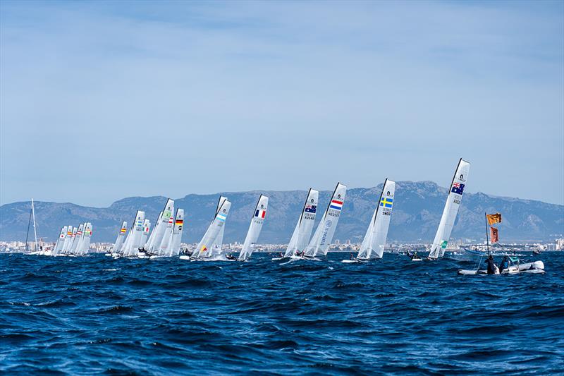 Nacra start - Princess Sofia Trophy photo copyright Beau Outteridge taken at Real Club Náutico de Palma and featuring the Nacra 17 class