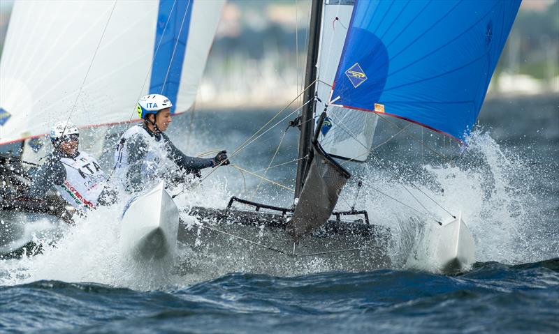 Nacra 17 European Championships, Aarhus, Denmark - July 2022 photo copyright Peter Brogger taken at Sailing Aarhus and featuring the Nacra 17 class