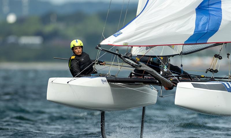 Nacra 17 - Day 4 - European Championships - Aarhus, Denmark - July 2022 photo copyright Peter Brogger taken at Sailing Aarhus and featuring the Nacra 17 class