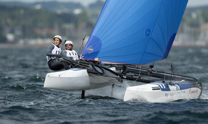 Nacra 17 - Day 4 - European Championships - Aarhus, Denmark - July 2022 - photo © Peter Brogger