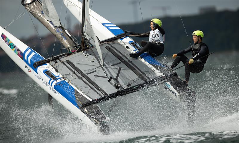 Nacra 17 - Day 5 - European Championships - Aarhus, Denmark - July 2022 - photo © Peter Brogger