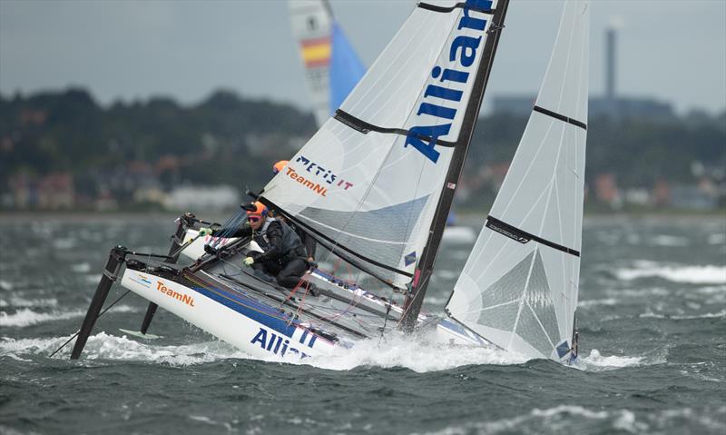 Nacra 17- Day 5 - European Championships - Aarhus, Denmark - July 2022 - photo © Peter Brogger