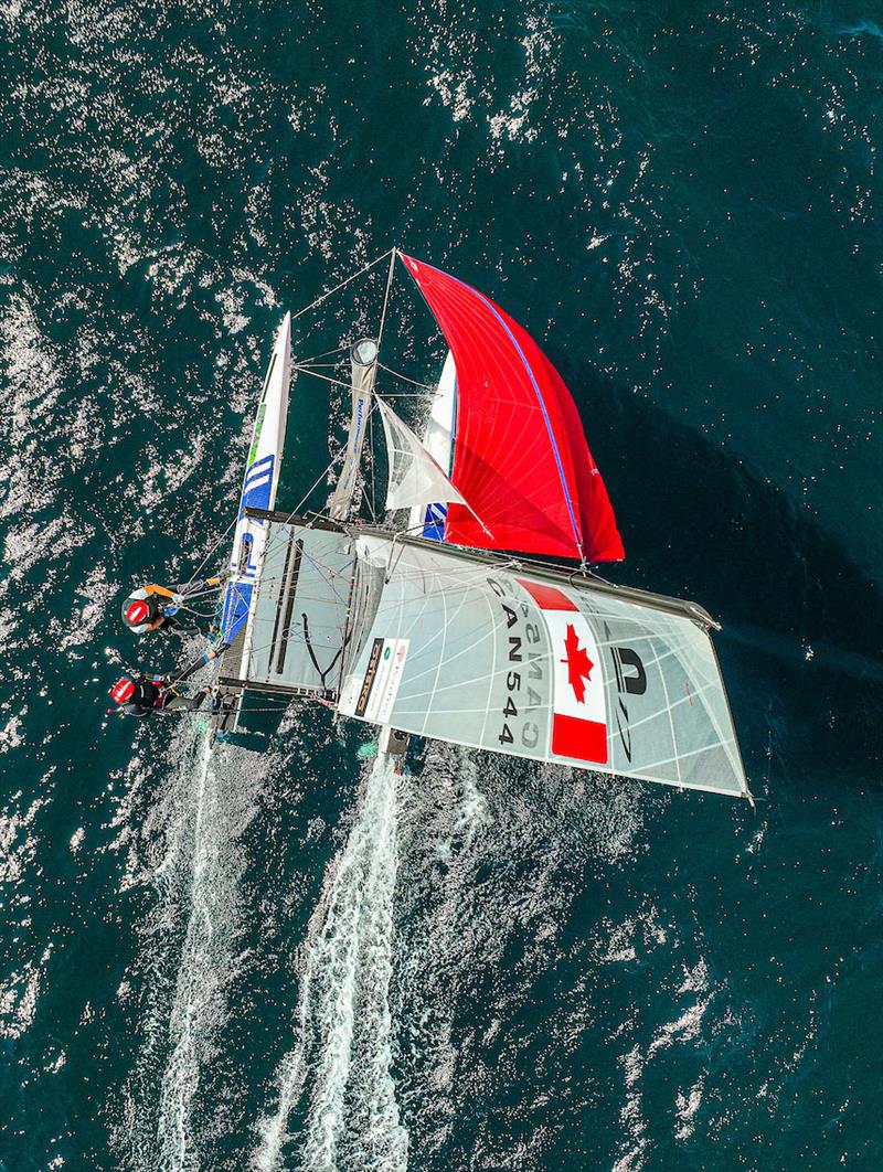 49er, 49erFX and Nacra 17 World Championships in Nova Scotia, Canada Day 2 photo copyright Sailing Energy taken at  and featuring the Nacra 17 class