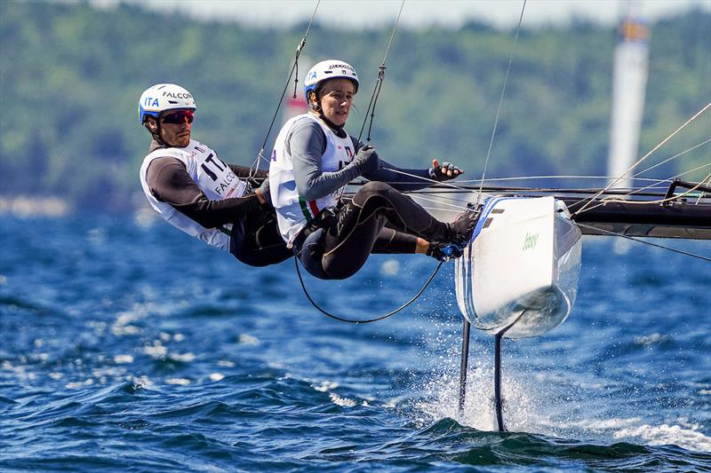 49er, 49erFX and Nacra 17 World Championships - Day 4 photo copyright Sailing Energy taken at  and featuring the Nacra 17 class