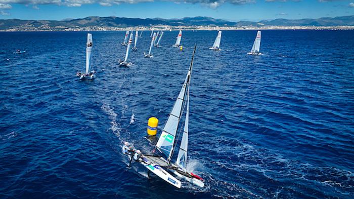 Jake Liddell and Lucy Copeland - Trofeo Princesa Sofia regatta photo copyright Sailing Energy / Princesa Sofia Mallorca  taken at  and featuring the Nacra 17 class