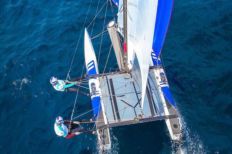 54th Semaine Olympique Française - Toulon Provence Méditerranée Day 3 photo copyright Sailing Energy / Semaine Olympique Française taken at COYCH Hyeres and featuring the Nacra 17 class