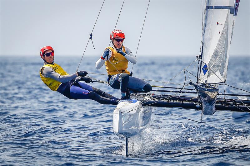 54th Semaine Olympique Française - Toulon Provence Méditerranée Day 5 photo copyright Sailing Energy / Semaine Olympique Française taken at COYCH Hyeres and featuring the Nacra 17 class