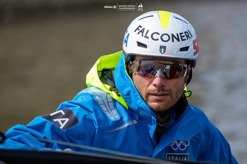 Ruggero Tita (ITA) winner of the Nacra 17 Event at the 2023 Allianz Sailing World Championships, at The Hague photo copyright Sailing Energy / World Sailing taken at  and featuring the Nacra 17 class