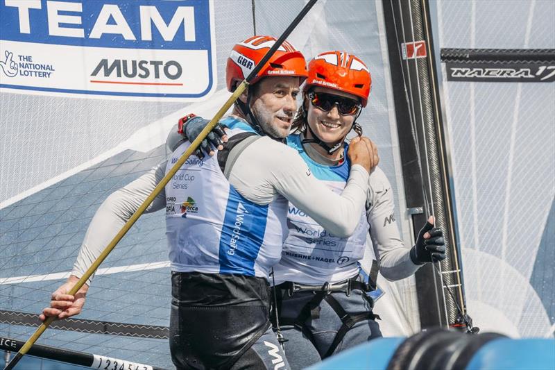 Nacra 17 bronze for John Gimson and Anna Burnet at the 53rd Trofeo Princesa Sofía Mallorca by Iberostar photo copyright Sailing Energy / Trofeo Princesa Sofía taken at Real Club Náutico de Palma and featuring the Nacra 17 class