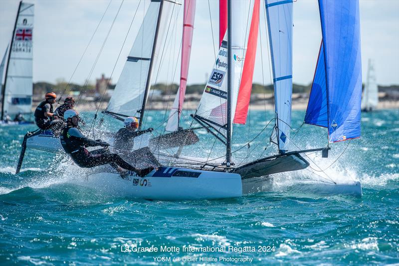 La Grande Motte International Regatta 2024 photo copyright Didier Hillaire taken at Yacht Club de la Grande Motte and featuring the Nacra 17 class