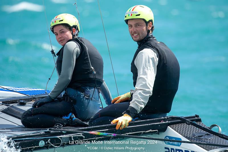 La Grande Motte International Regatta 2024 photo copyright YCGM / Didier Hillaire Photography taken at Yacht Club de la Grande Motte and featuring the Nacra 17 class