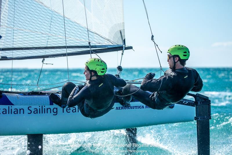 49er and 49erFX Europeans at La Grande Motte Regatta photo copyright YCGM / Didier Hillaire taken at Yacht Club de la Grande Motte and featuring the Nacra 17 class