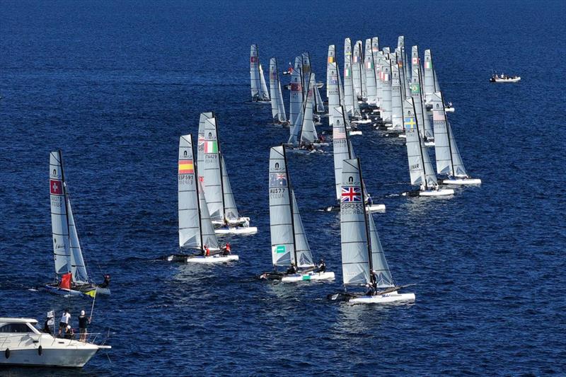 49er, 49erFX, and Nacra 17 Worlds Day 1 - photo © Sailing Energy