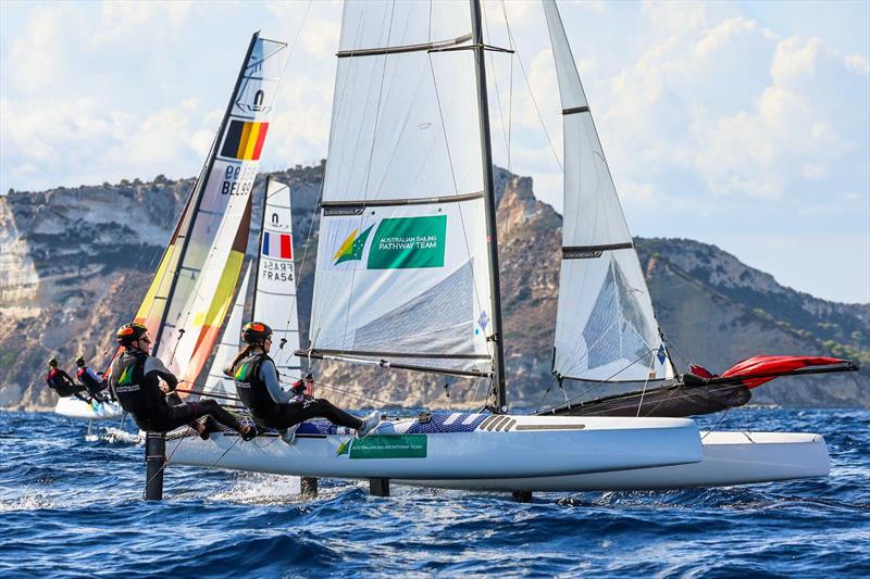 49er, 49erFX, and Nacra 17 Worlds Day 4 - photo © Sailing Energy