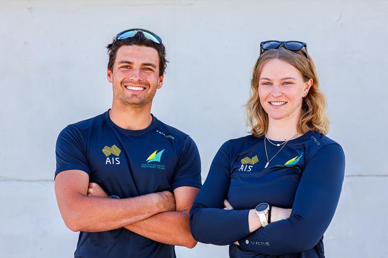 Brin Liddell & Rhiannan Brown (AUS)  - 2025 49er, Fx, Nacra 17 Worlds, Cagliari - 07 October, 2025 - photo © Sailing Energy