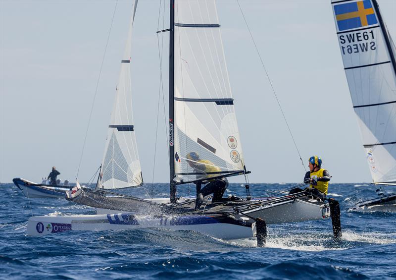 Emil Järudd and Hanna Jonsson (SWE 14), Nacra 17 - 55th Trofeo Princesa Sofia Mallorca by FERGUS Hotels - Day 5 photo copyright Sailing Energy / Princesa Sofía Mallorca taken at Real Club Náutico de Palma and featuring the Nacra 17 class