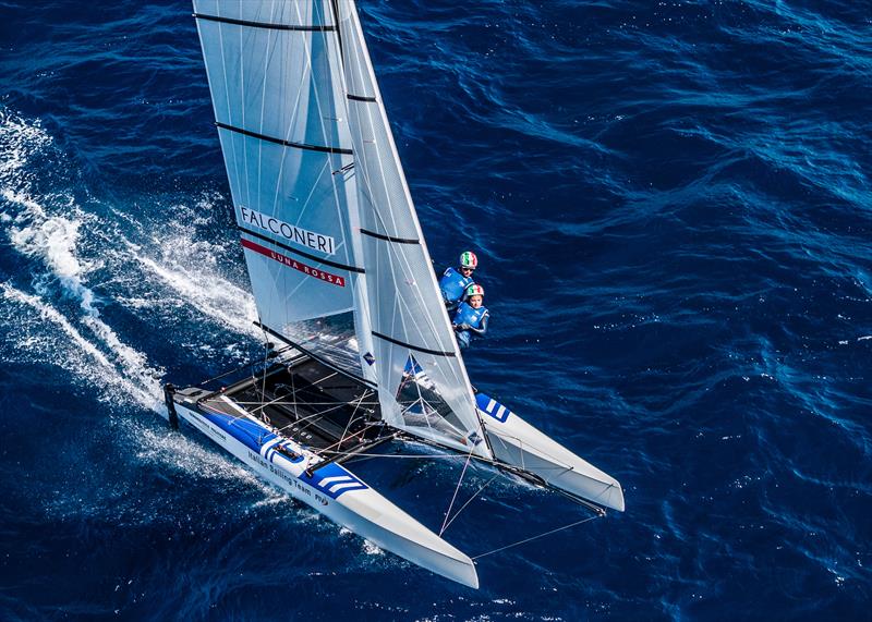 ITA 98 - Gianluigi Ugolini Maria Giubilei, on French Olympic Week Hyères Day 4 - photo © Sailing Energy / French Olympic Week Hyères - TPM